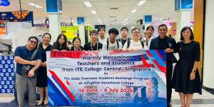 ต้อนรับคณะครู และนักศึกษาจากประเทศสิงคโปร์  ในการดำเนินกิจกรรมแลกเปลี่ยนนักศึกษาจากประเทศสิงค์โปร ITE College Central, Singapore